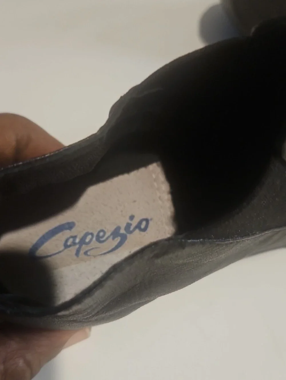 Capezio Black Slip-On Dance Flats